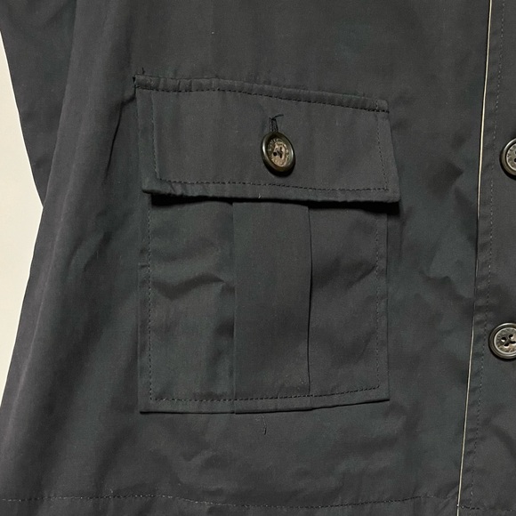 Orvis Womens Reversible Jacket Small Button Closure Black Tan Lightweight Hiking - Picture 12 of 13